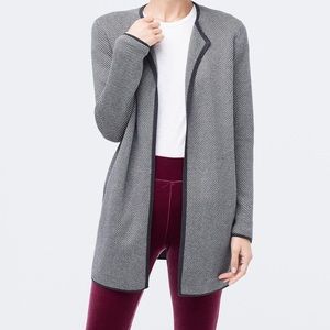 J.Crew Vanessa Herringbone Sweater Jacket
